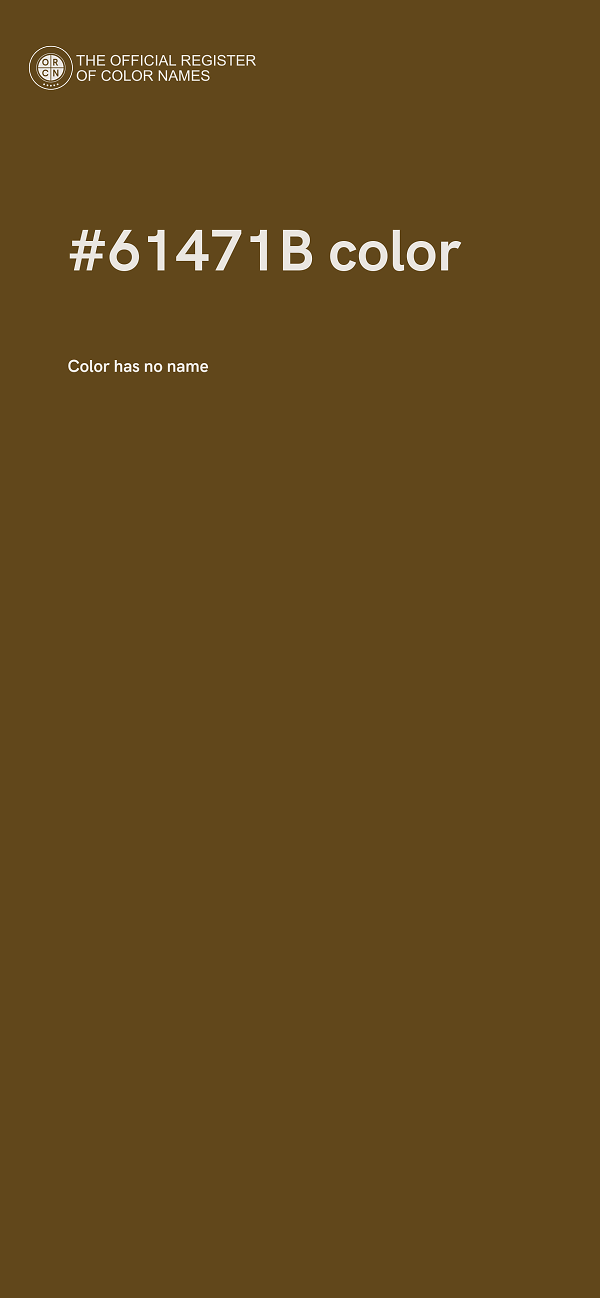 #61471B color image