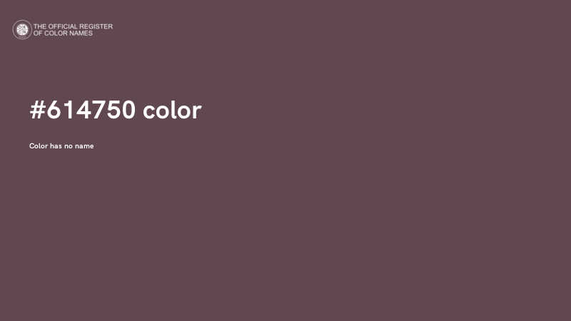 #614750 color image