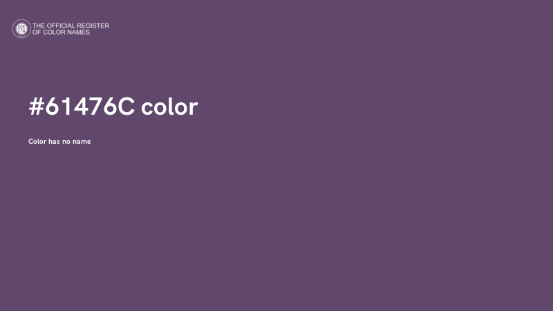 #61476C color image