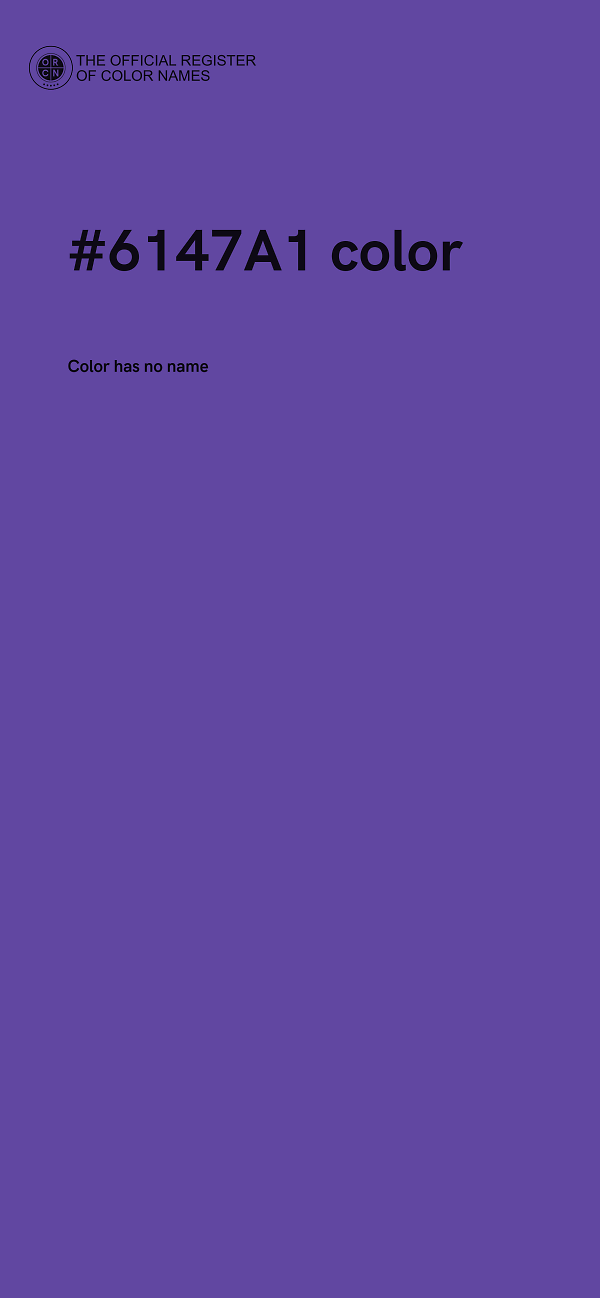 #6147A1 color image