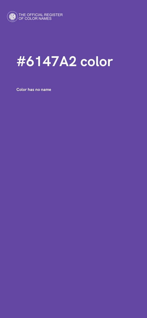 #6147A2 color image