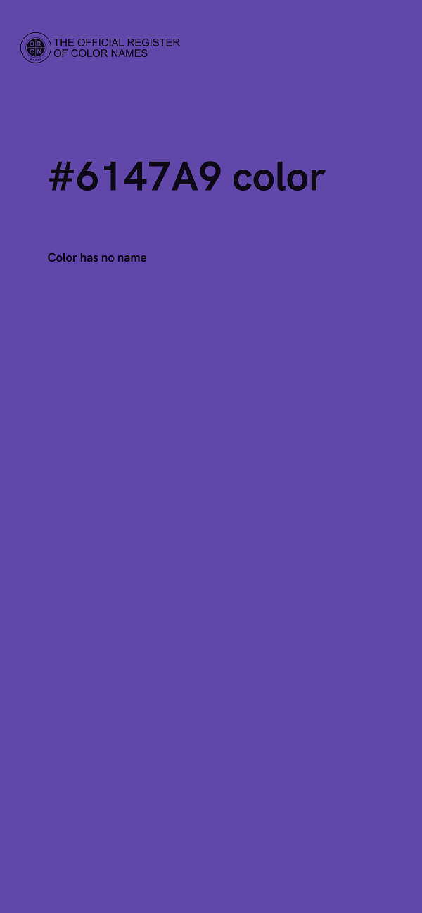 #6147A9 color image