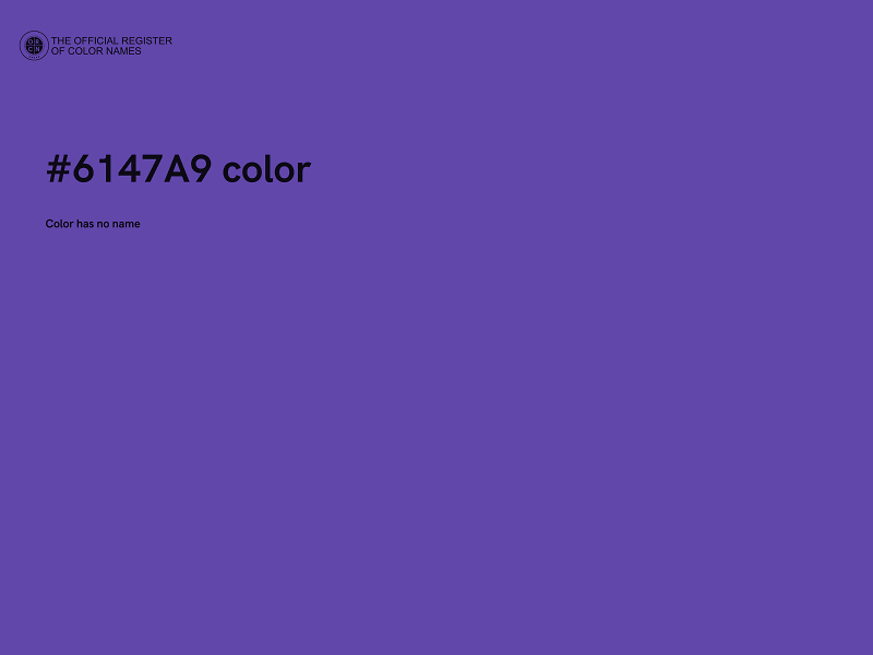 #6147A9 color image