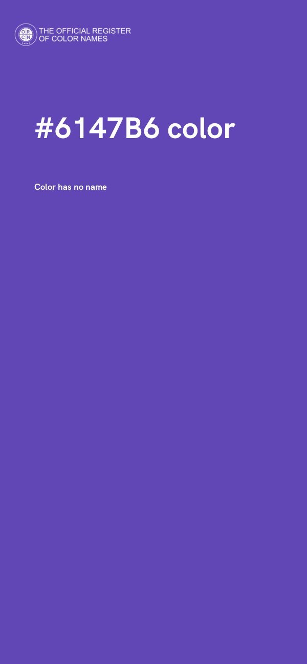 #6147B6 color image