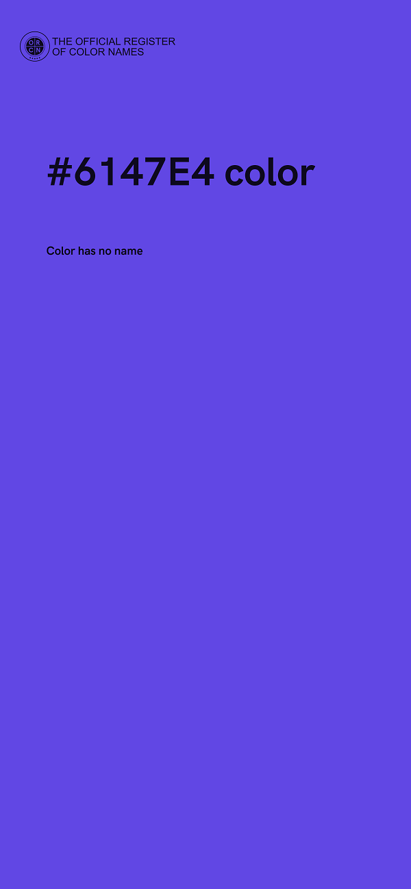 #6147E4 color image