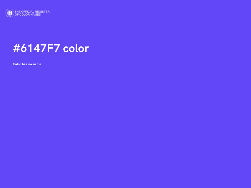 #6147F7 color image