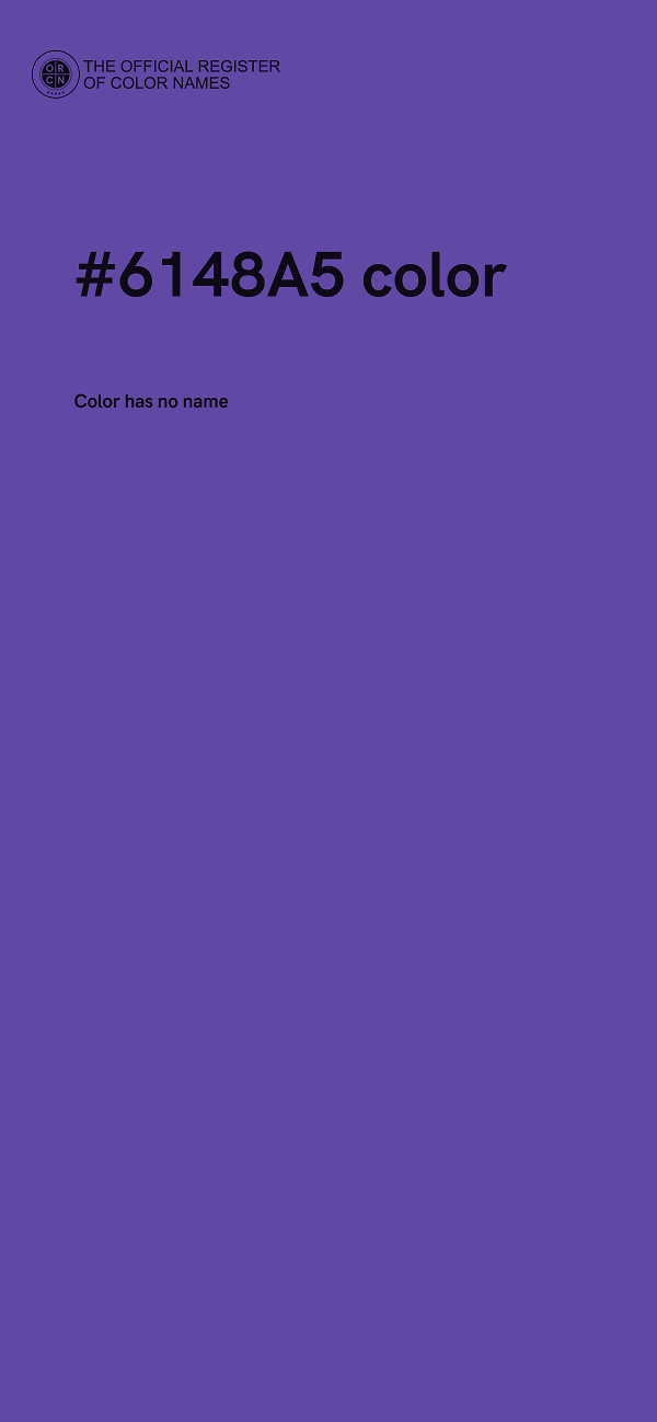 #6148A5 color image