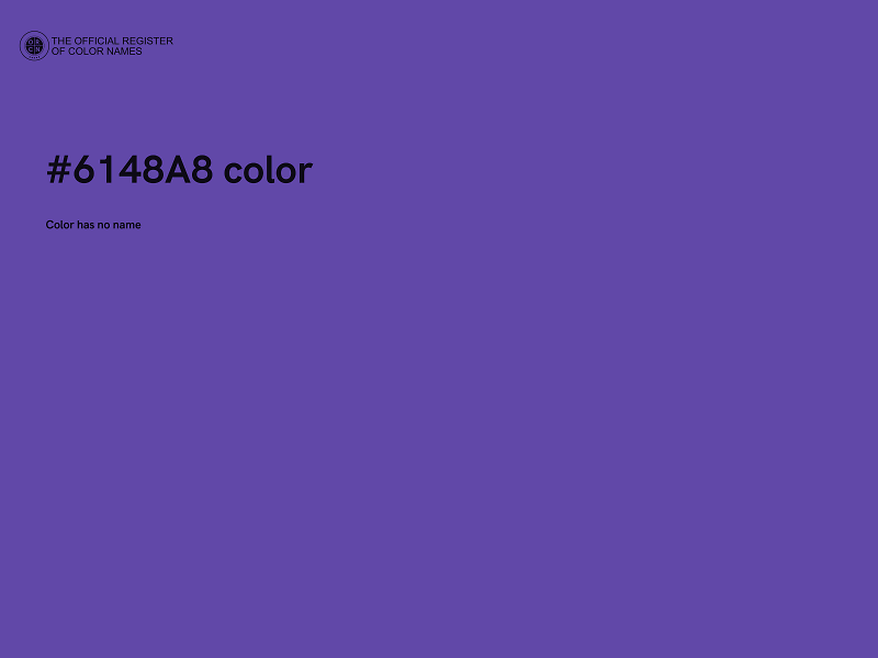 #6148A8 color image