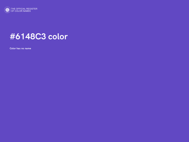 #6148C3 color image