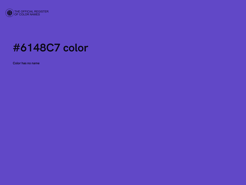 #6148C7 color image
