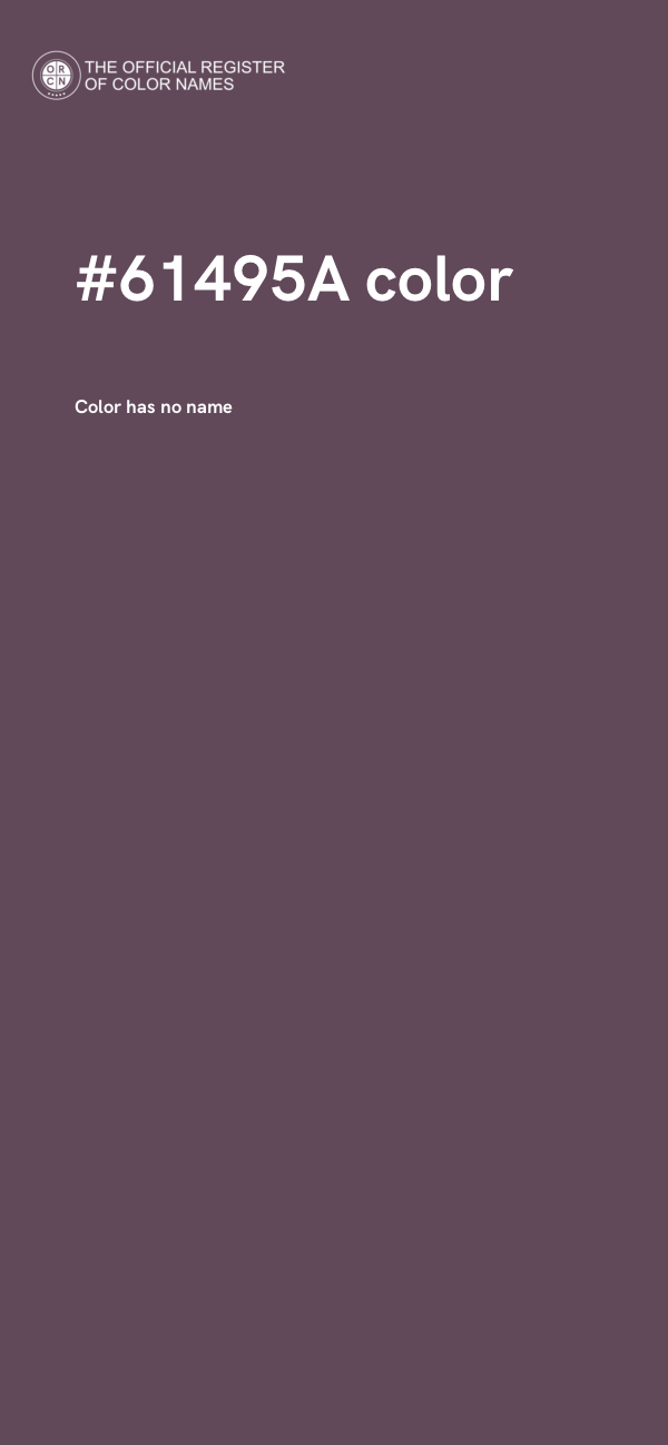 #61495A color image