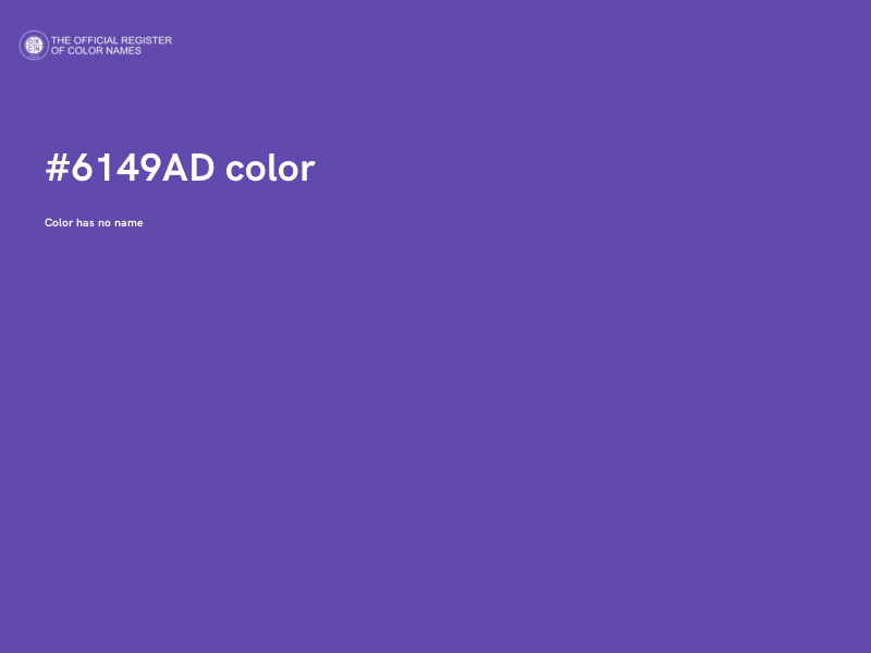 #6149AD color image