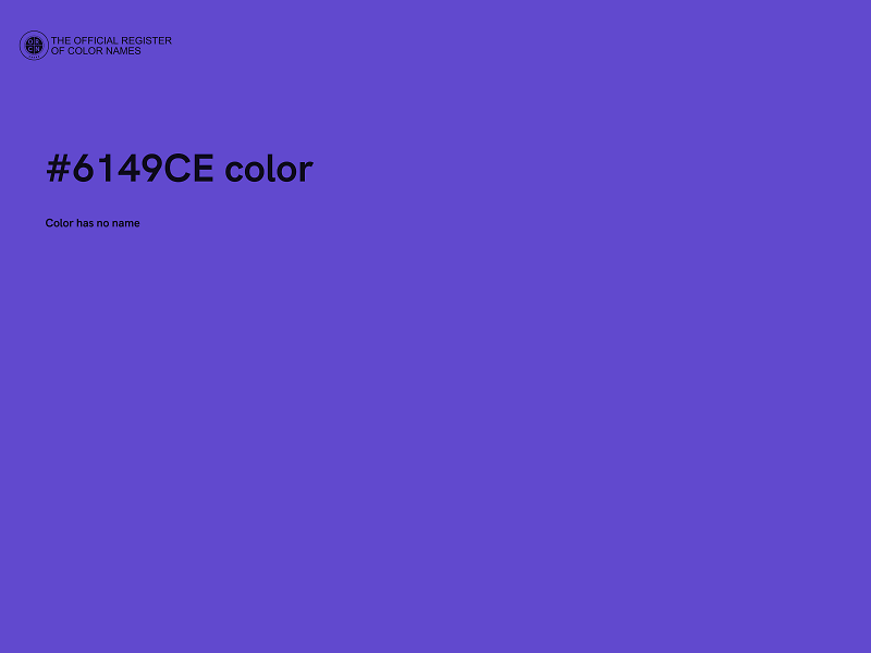 #6149CE color image