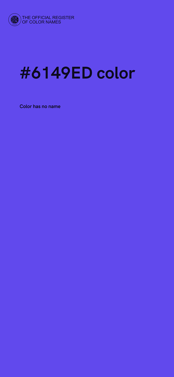 #6149ED color image
