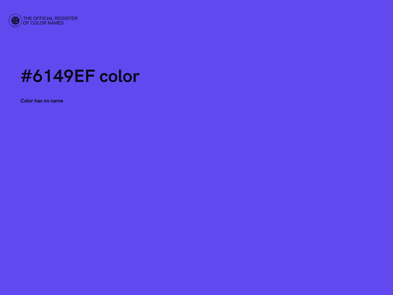 #6149EF color image