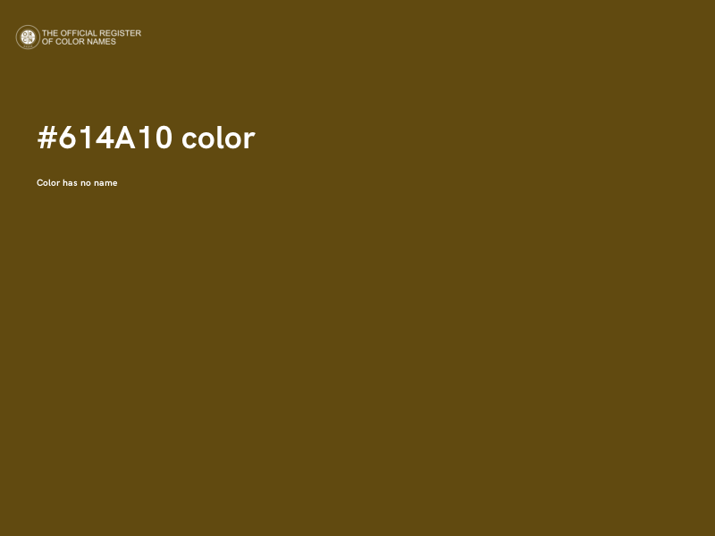 #614A10 color image