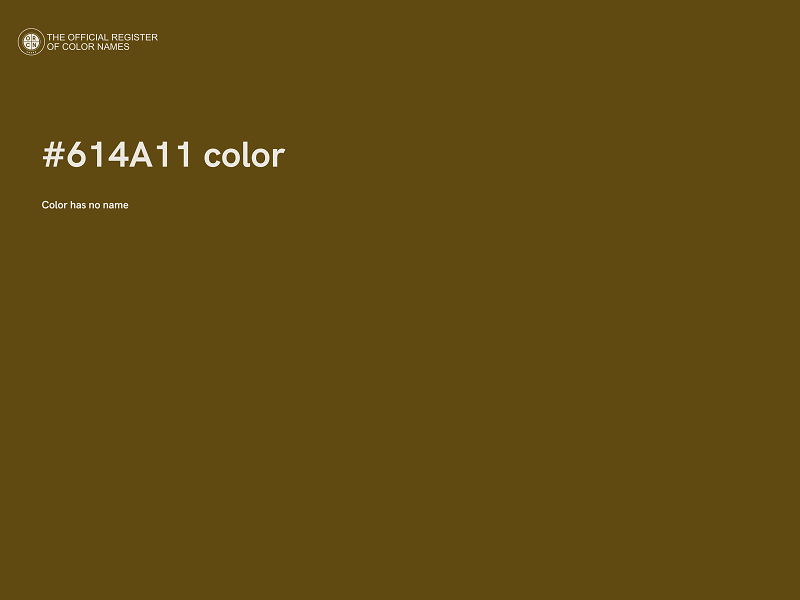 #614A11 color image