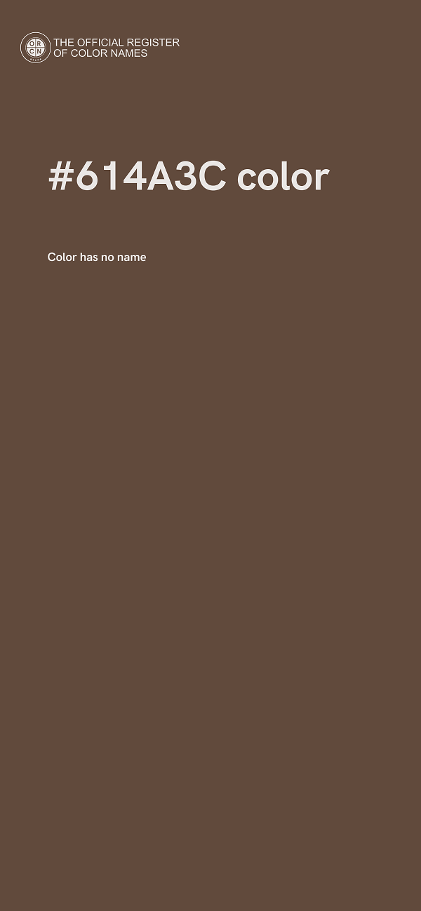 #614A3C color image