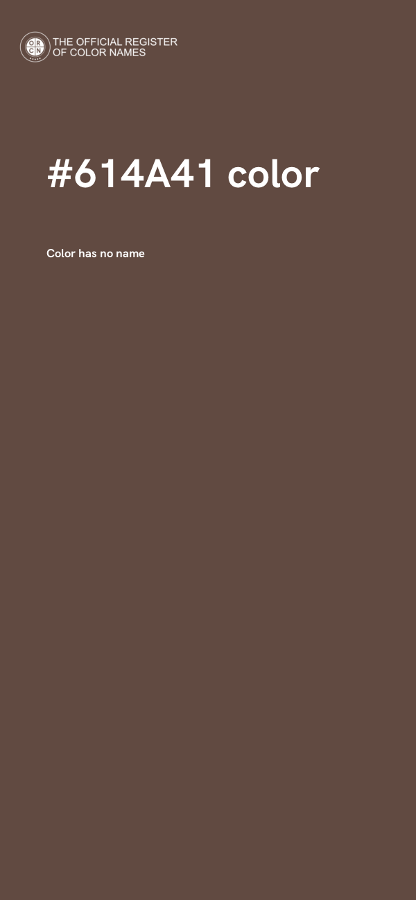 #614A41 color image