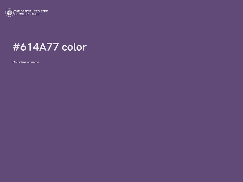 #614A77 color image