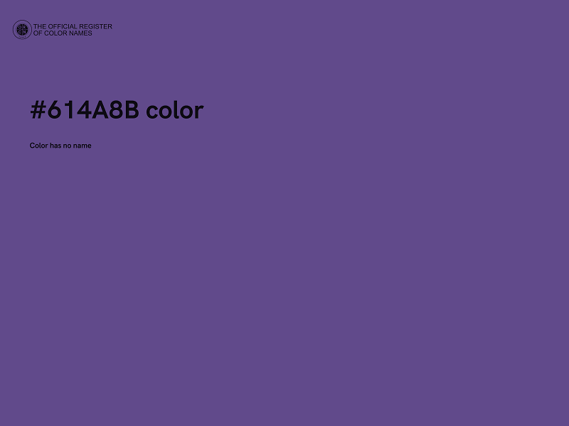 #614A8B color image