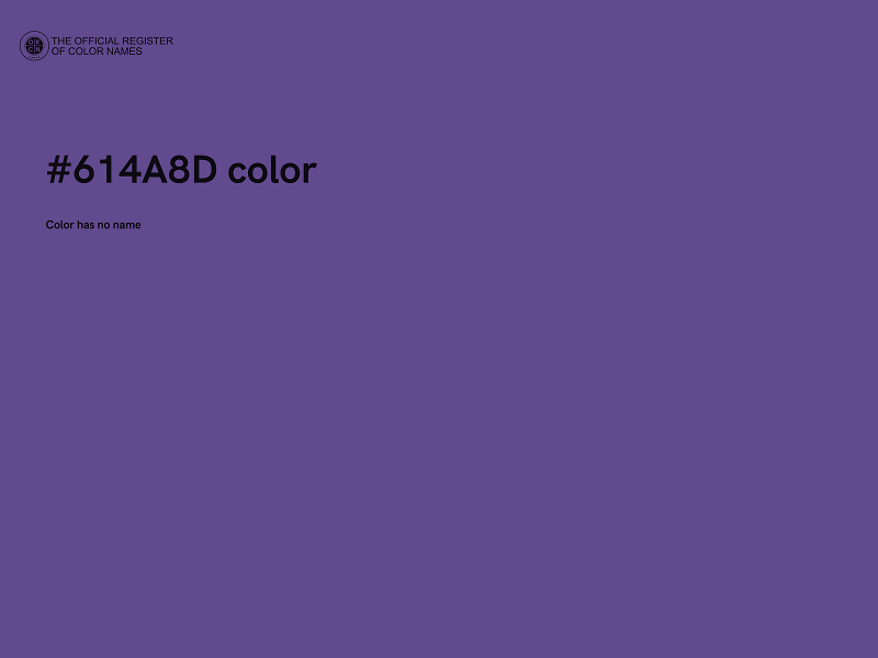 #614A8D color image