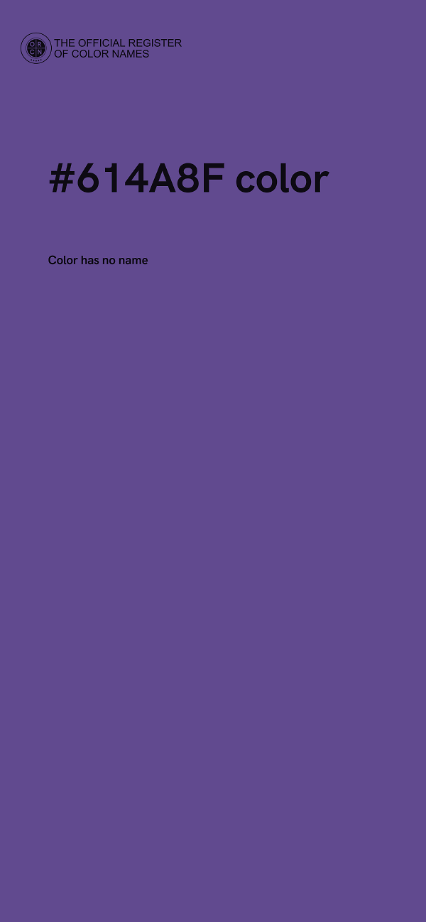 #614A8F color image