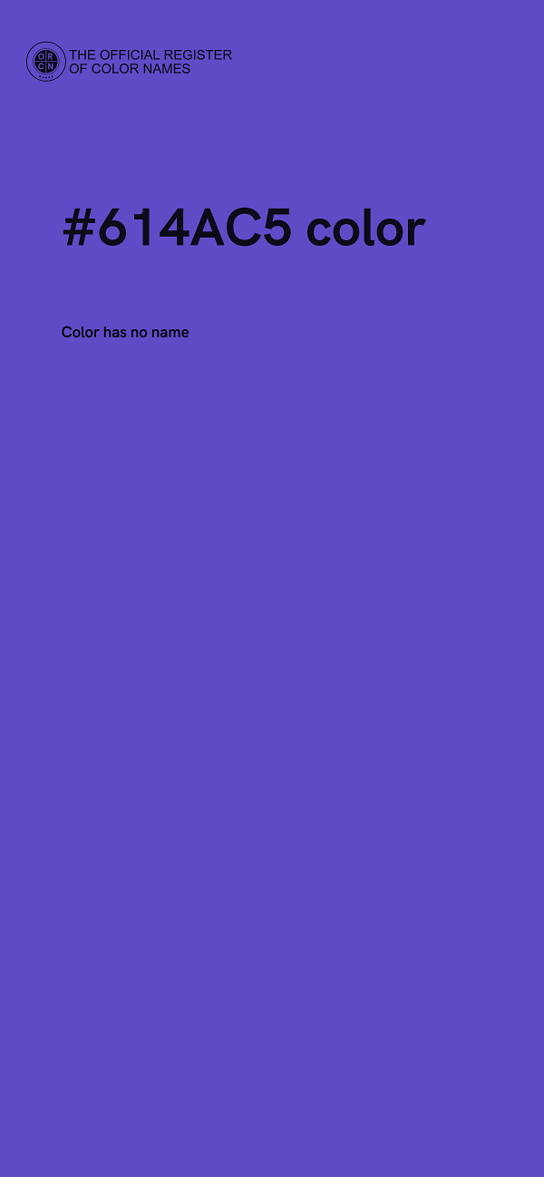 #614AC5 color image