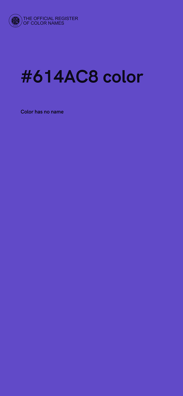 #614AC8 color image