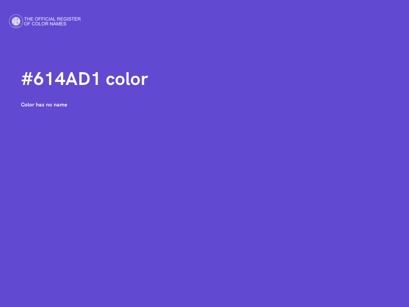 #614AD1 color image