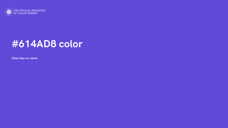 #614AD8 color image