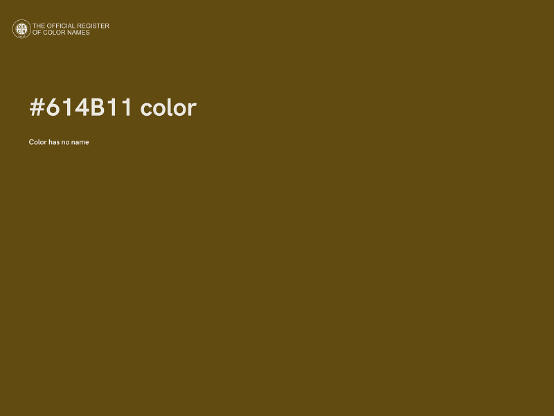 #614B11 color image