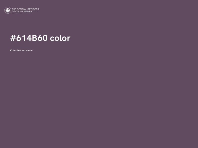 #614B60 color image