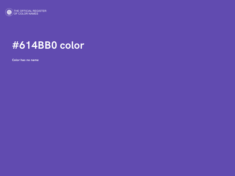 #614BB0 color image