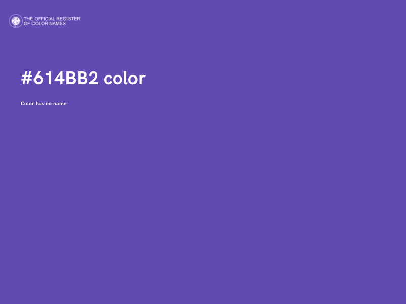 #614BB2 color image