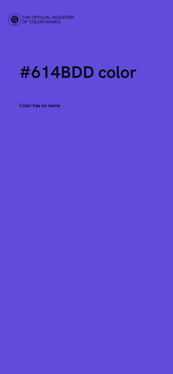 #614BDD color image