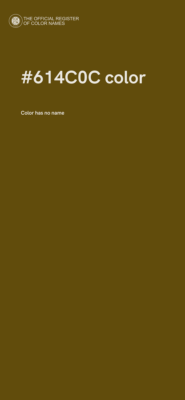 #614C0C color image