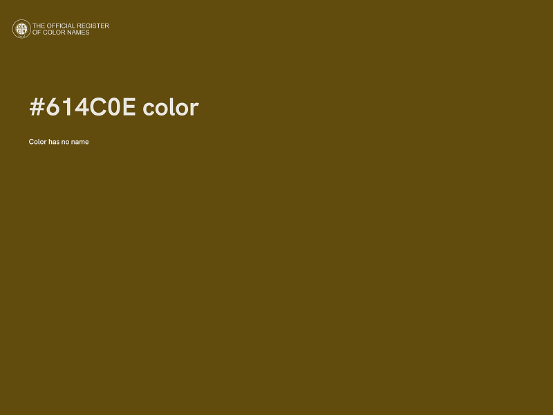 #614C0E color image