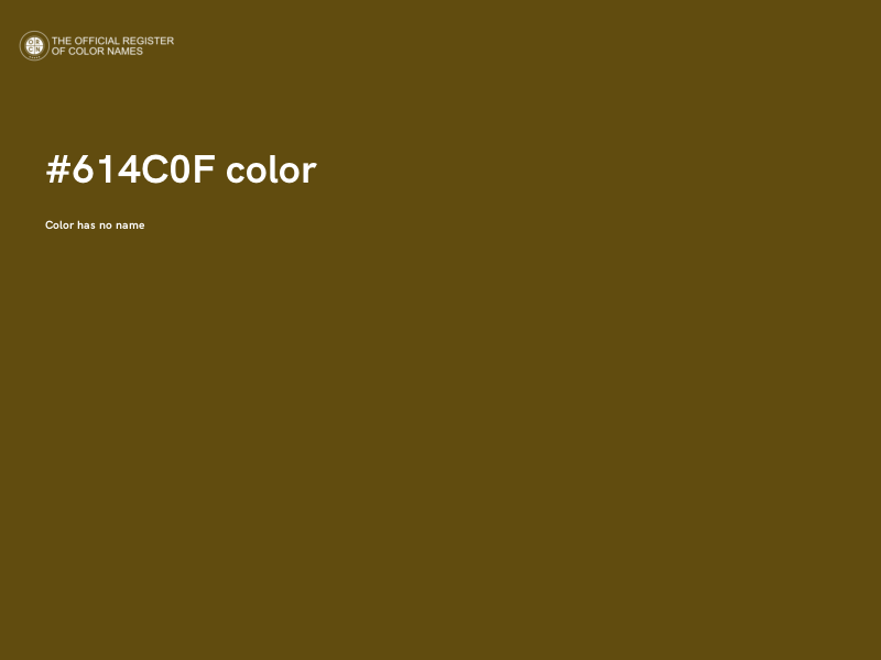 #614C0F color image