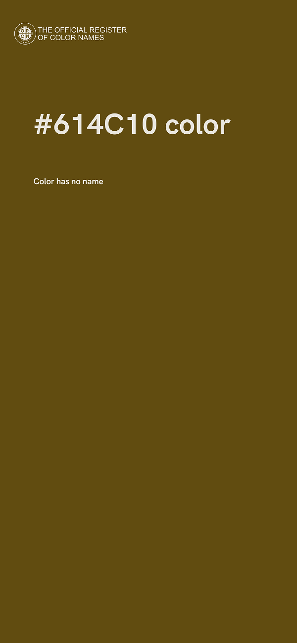 #614C10 color image