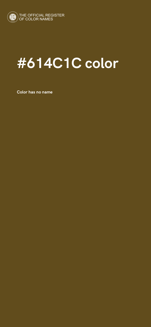 #614C1C color image