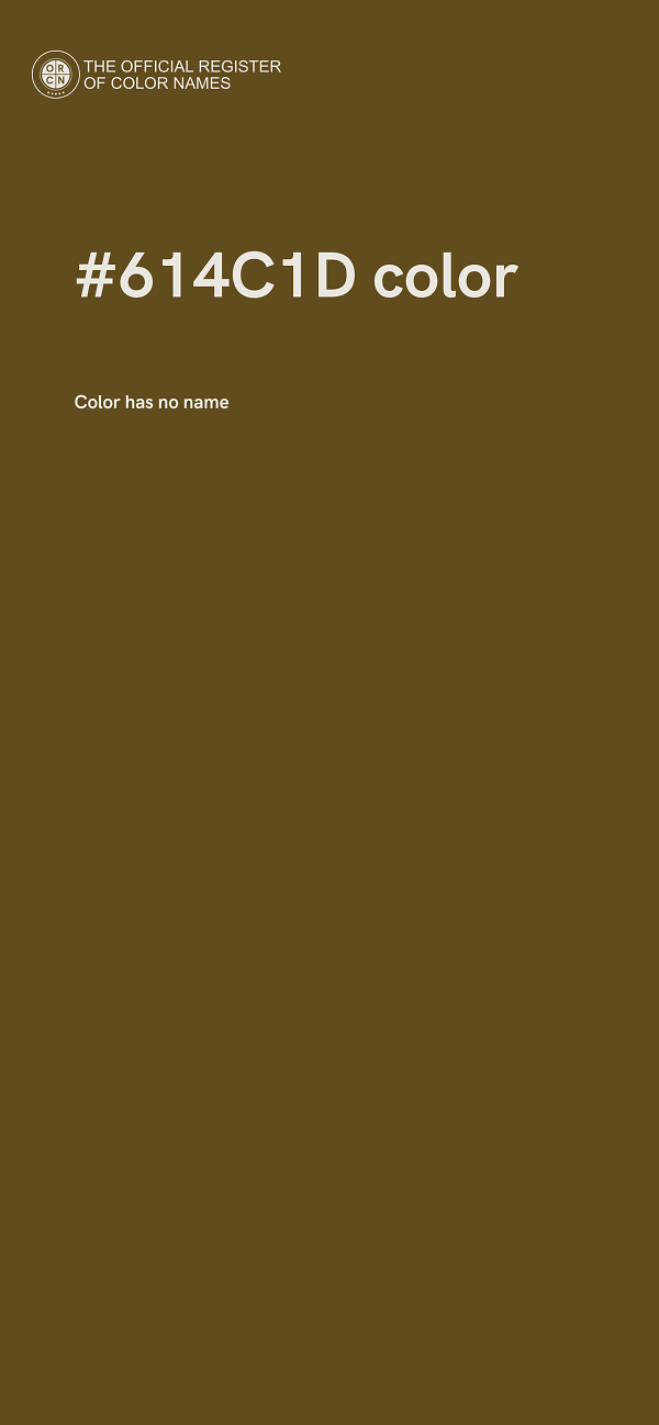 #614C1D color image