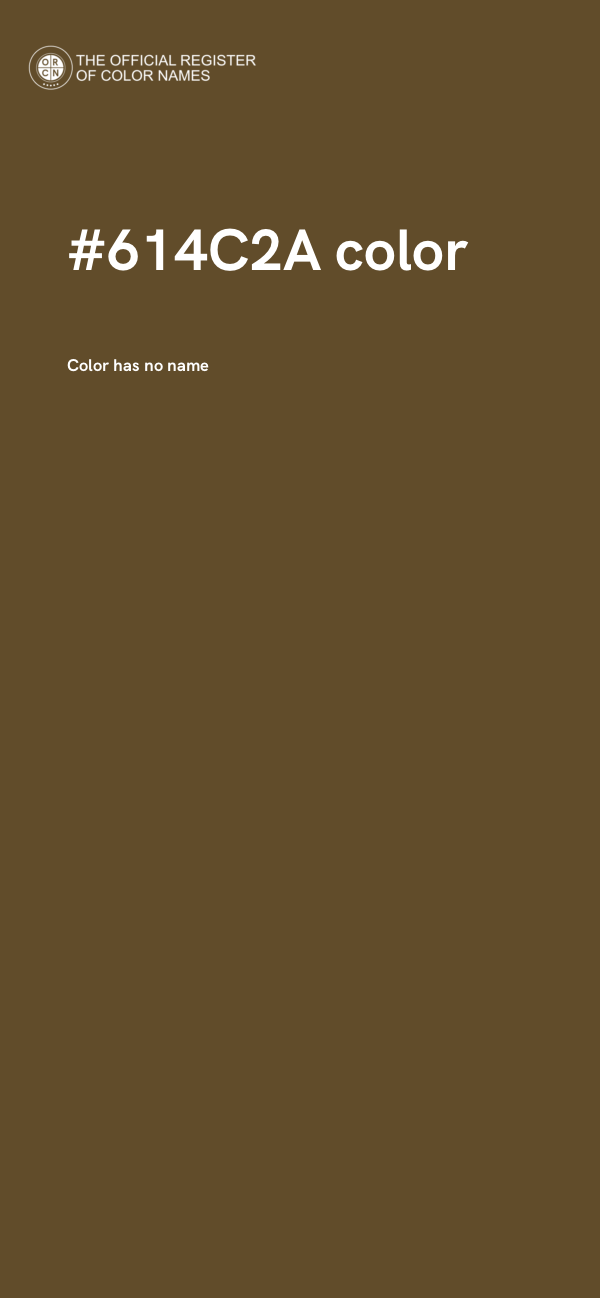 #614C2A color image