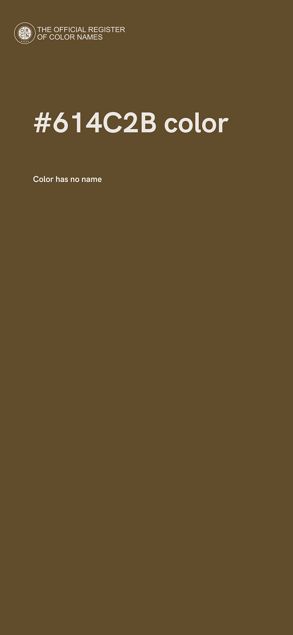#614C2B color image