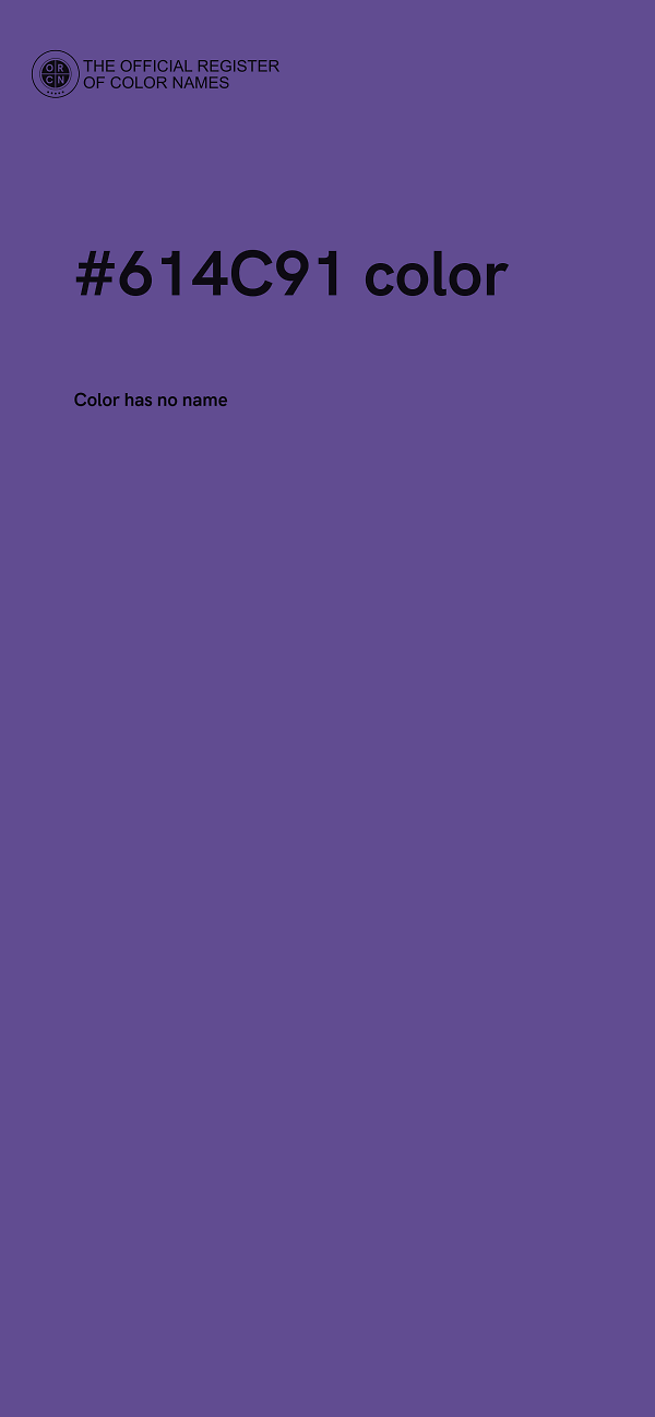 #614C91 color image