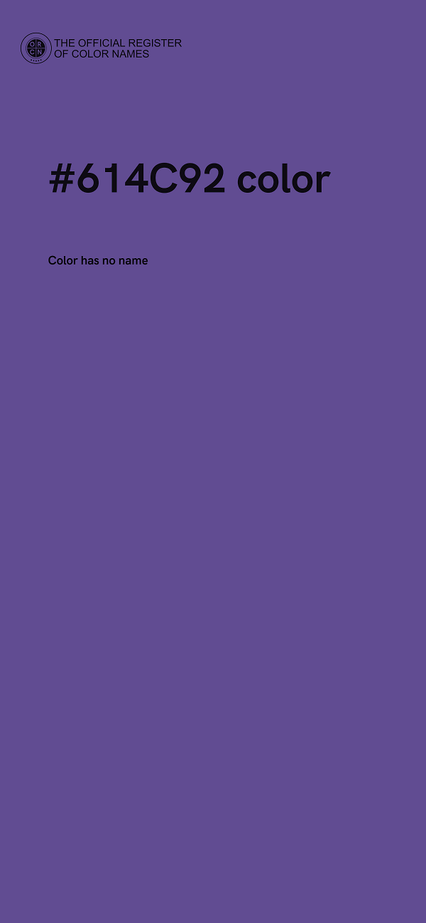 #614C92 color image