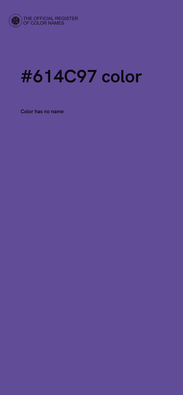#614C97 color image