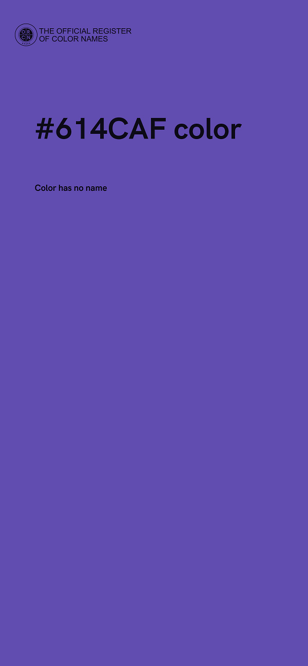 #614CAF color image
