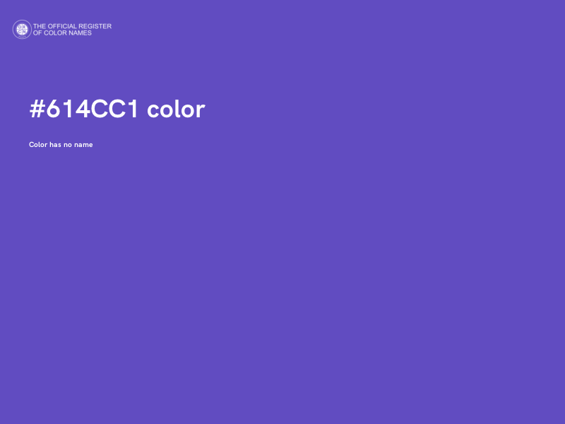 #614CC1 color image