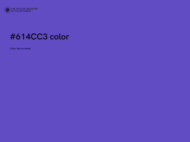 #614CC3 color image